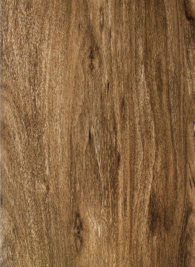 Erfoni Wood Contact Paper Faux Wood Peel and Stick Wallpaper 17.7inch x 78.7inch Brown Wallpaper Peel and Stick Vinyl Wrap for Countertop Wood Grain Wood Self Adhesive Wall Paper - Image 1